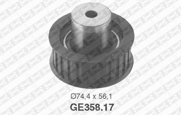 Направляющий (ведущий) ролик ремня ГРМ NTN / SNR. Артикул GE358.17