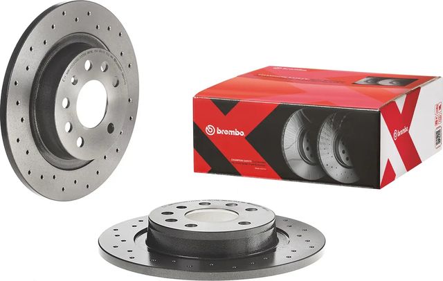 Тормозной диск Brembo XTRA LINE - Xtra задний для Saab 9-3 II 2002-2015. Артикул 08.9511.1X