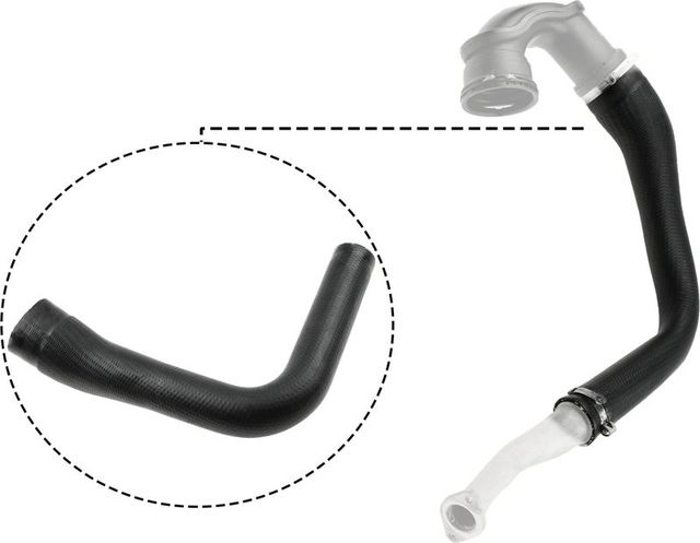 Патрубок интеркулера Gates (АСМ (полиакриловый каучук)) для Opel Astra J 2009-2015. Артикул 09-0169