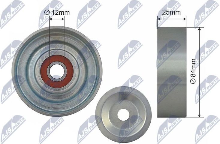 Натяжной ролик (натяжитель) приводного поликлинового ремня NTY. Артикул RNK-NS-041