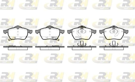 Тормозные колодки RoadHouse передние для Saab 9-3 I 1998-2003. Артикул 2390.32