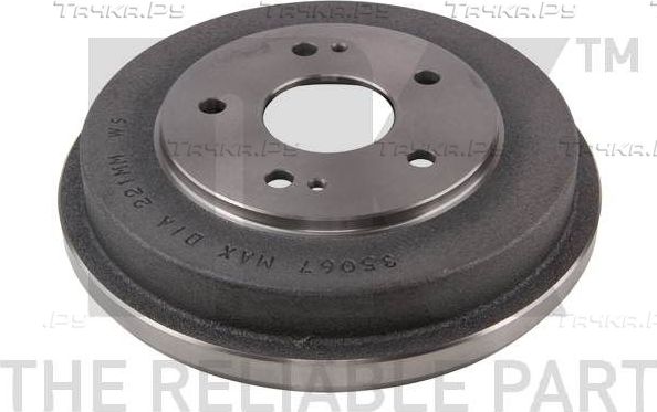 Тормозной барабан NK задний для Honda CR-V I 1997-2002. Артикул 252606