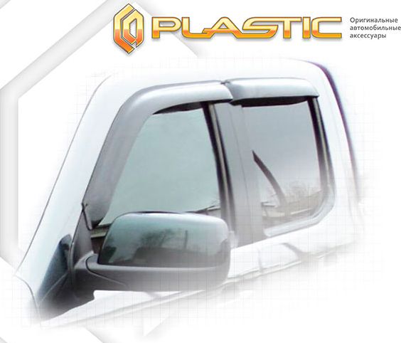 Дефлекторы СА Пластик для окон (Classic полупрозрачный) Ford Ranger  2007-2009. Артикул 2010030302546