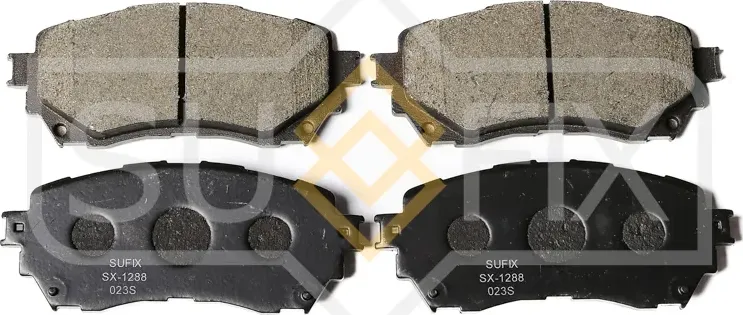 Колодки тормозные дисковые | перед прав/лев | (Sufix). Артикул SX-1288