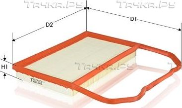 Воздушный фильтр  Tecneco Filters. Артикул AR1656PM