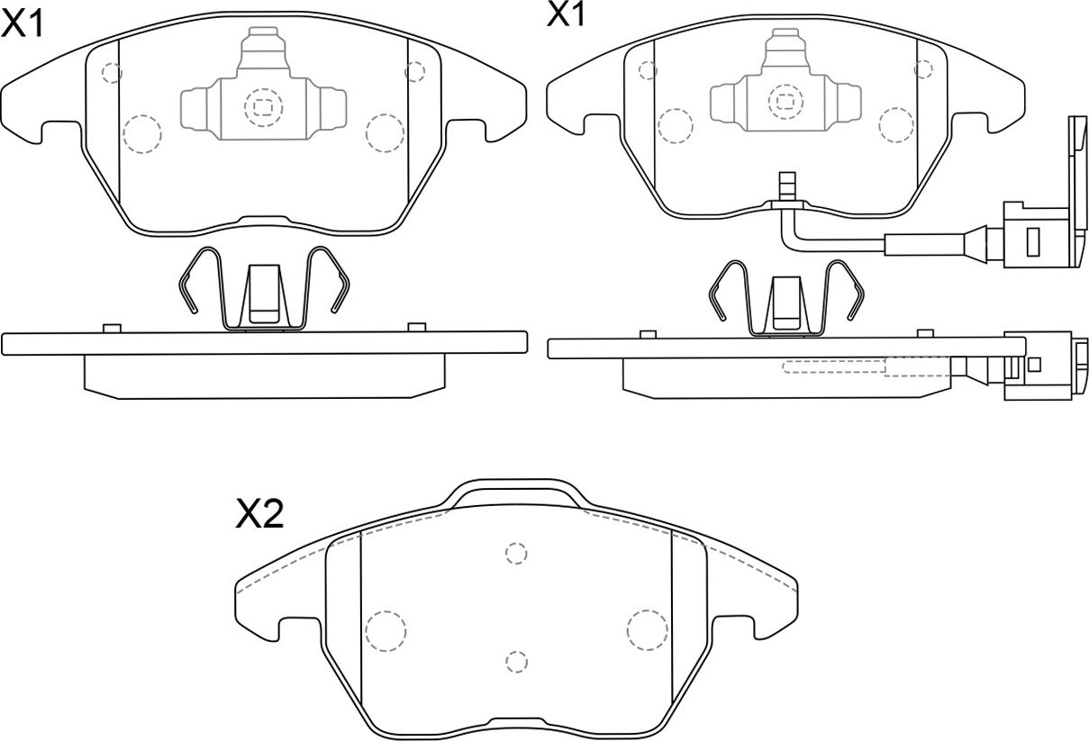 Тормозные колодки NiBK. Артикул PN0348W