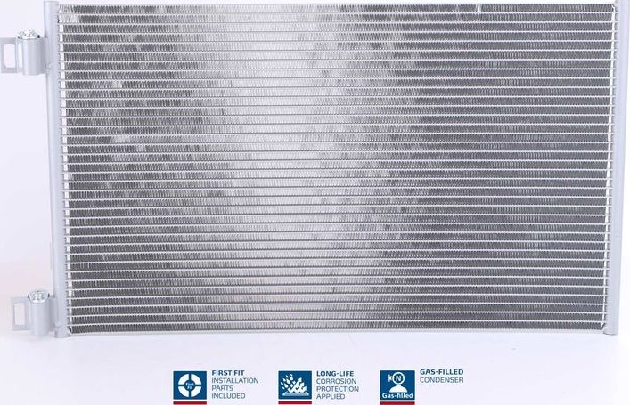 Радиатор кондиционера (конденсатор) Nissens (алюминий). Артикул 940184