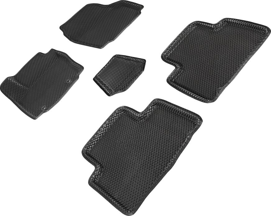 Коврики Seintex 3D EVA ромб для салона Ford Galaxy II 2006-2015 ЧЕРНЫЕ. Артикул 95366