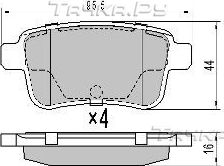 Тормозные колодки Fremax задние для Renault Kangoo II 2008-2026. Артикул FBP-1583