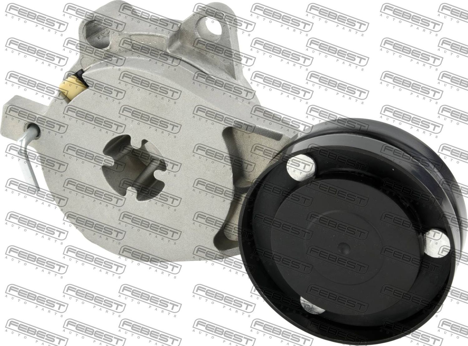 Натяжной ролик (натяжитель) приводного клинового зубчатого ремня Febest. Артикул 1590-A15