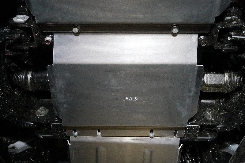 Защита алюминиевая ТСС (4 мм) для переднего моста Great Wall Poer Kingkong 2023-2026. Артикул ZKTCC00595