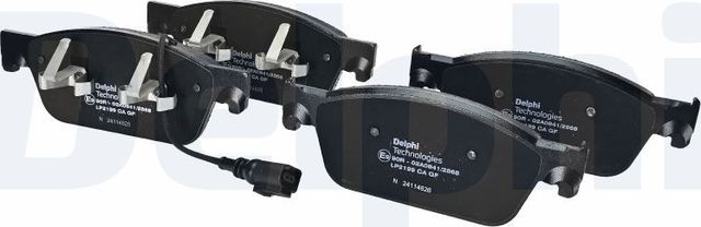 Тормозные колодки Delphi (Low-Metallic). Артикул LP2199