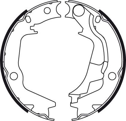 Тормозные колодки (стояночная тормозная система) TRW. Артикул GS8782