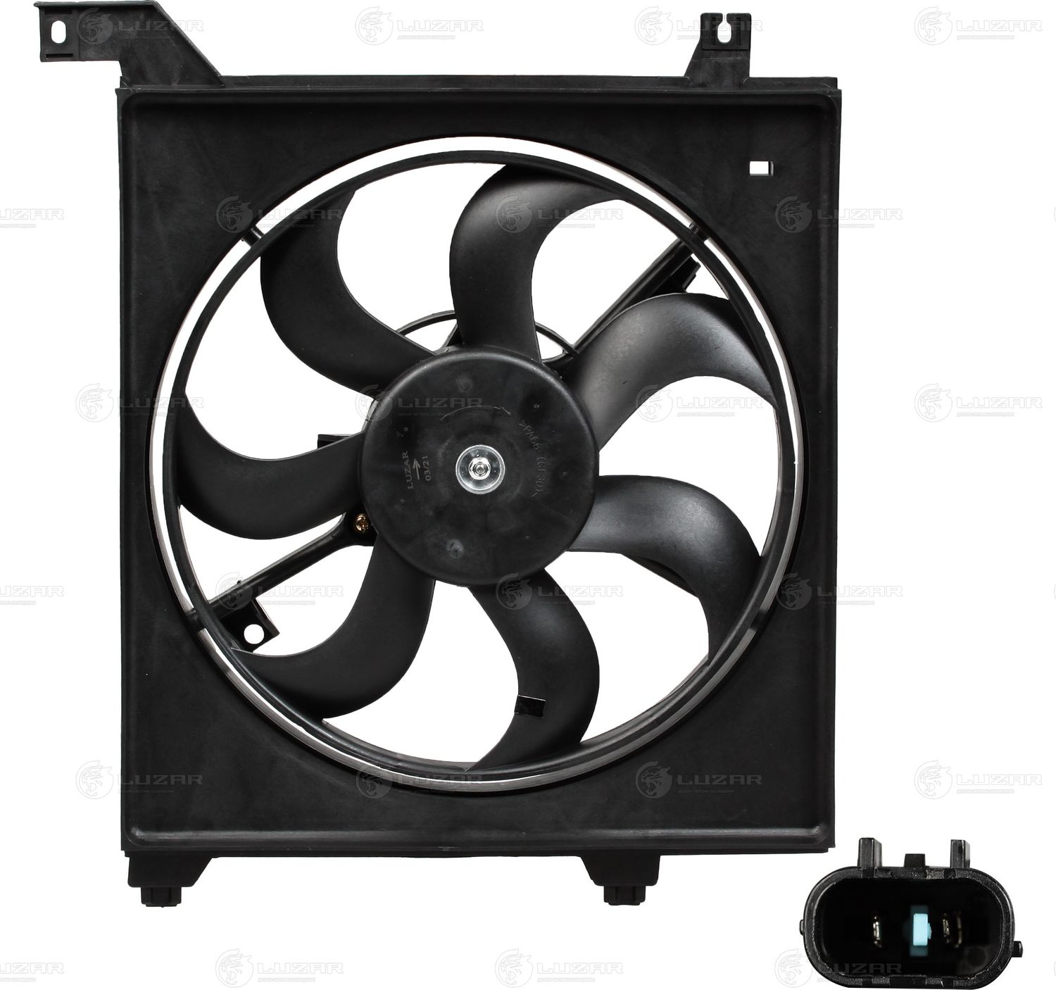 Вентилятор радиатора двигателя Luzar. Артикул LFK 0820