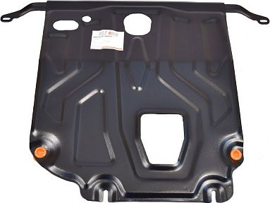 Защита Alfeco для картера и КПП (на пыльник с уст. на силовой кронштейн) Kia Rio IV (вкл. X-Line ) 2017-2026. Артикул ALF.10.48st