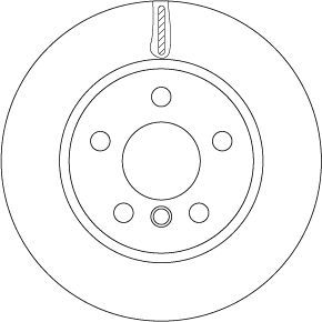 Тормозной диск TRW передний для MINI Hatch III (F55/F56) 2013-2026. Артикул DF6799
