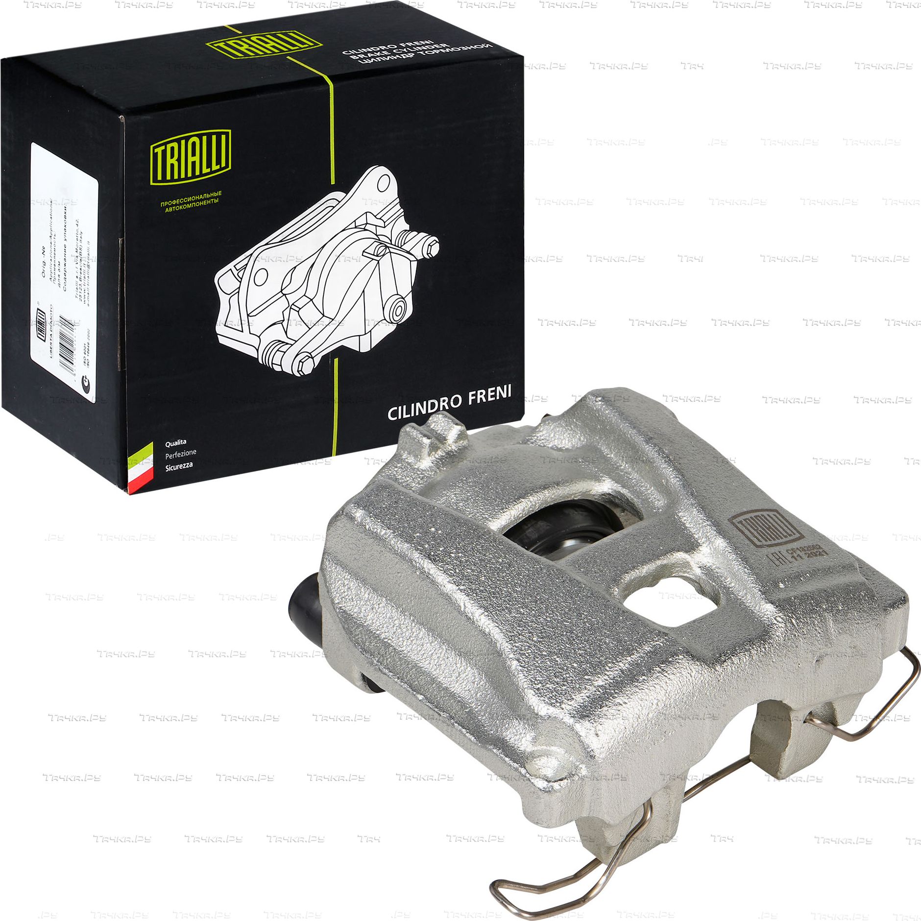 Тормозной суппорт Trialli передний правый для Audi A4 IV (B8) 2007-2015. Артикул CF 182562