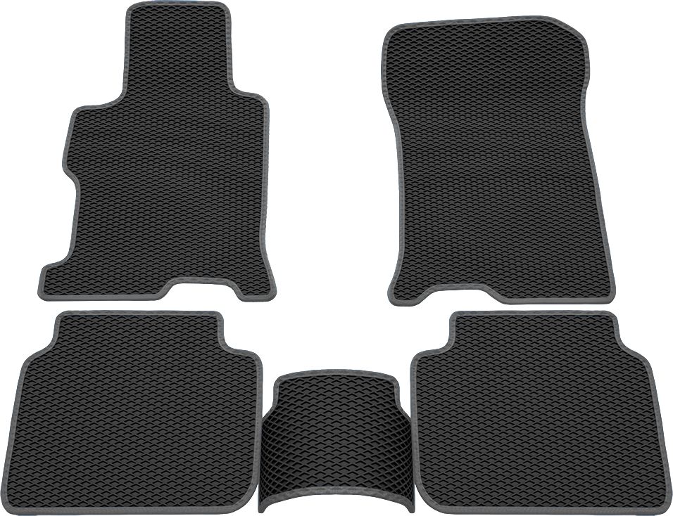 Коврики Rezkon EVA для салона Honda Accord IX 2012-2015 Серый кант. Артикул 9019005202