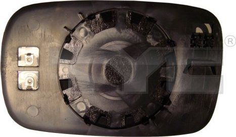 Зеркальное стекло бокового зеркала TYC правое для Renault Scenic II 2003-2009. Артикул 328-0105-1
