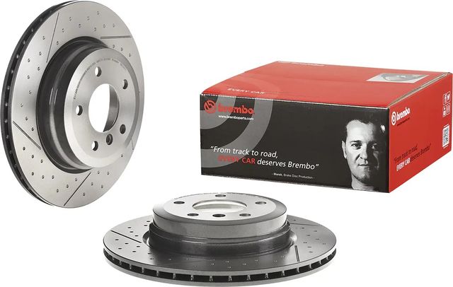 Тормозной диск Brembo UV Coated задний для BMW 1 I (E81/E82/E87/E88) 2005-2011. Артикул 09.C246.11
