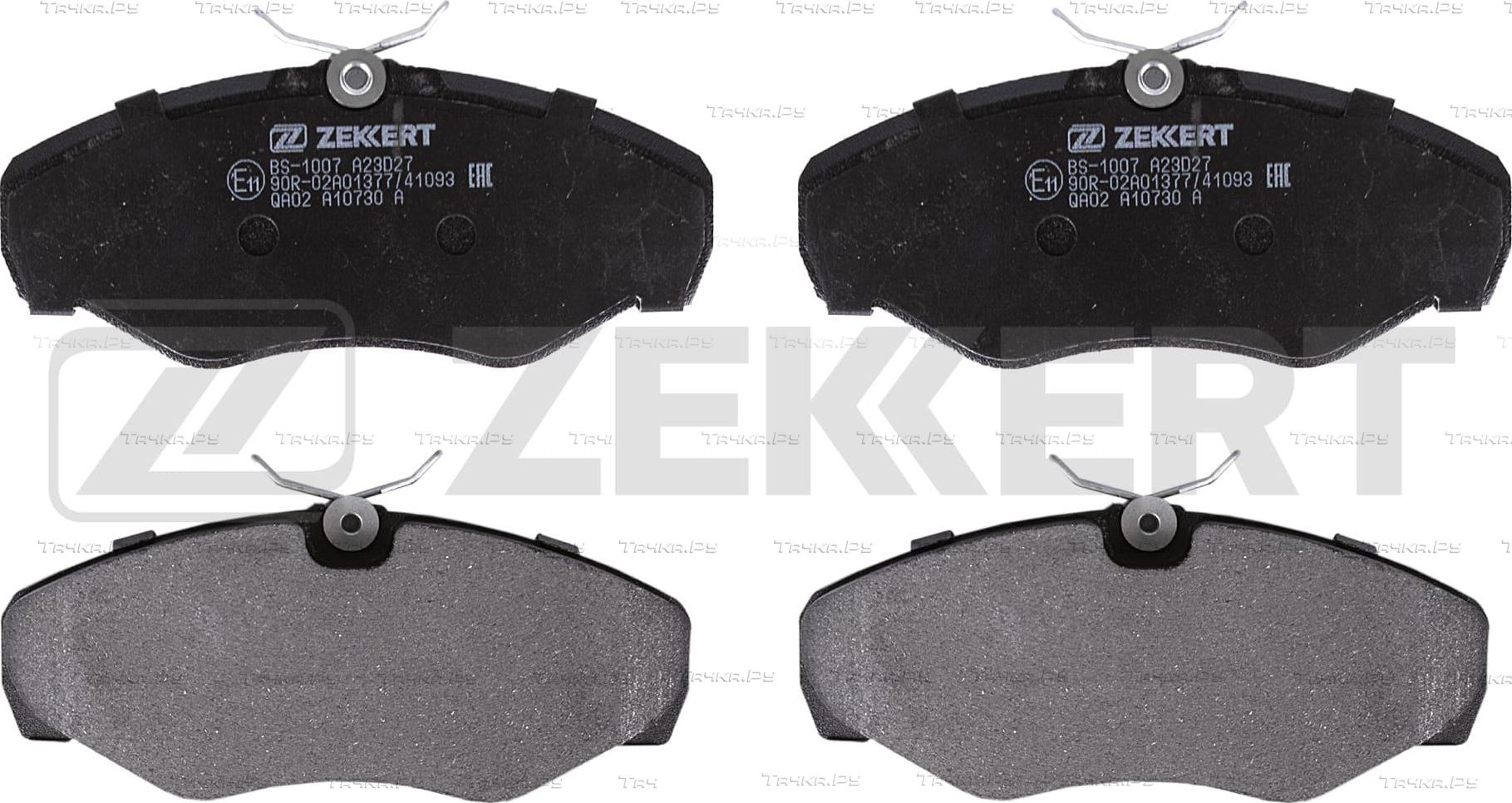 Тормозные колодки Zekkert передние для Nissan Primastar I 2001-2014. Артикул BS-1007