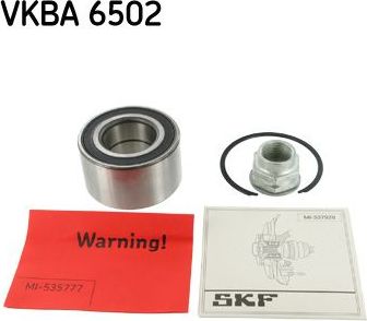 Ступичный подшипник (комплект) SKF. Артикул VKBA 6502