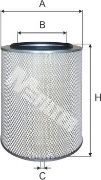 Воздушный фильтр MFilter для MAN SD 1979-1986. Артикул A 200