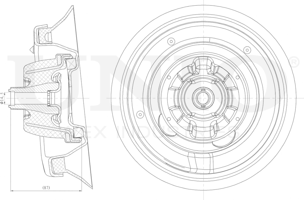 Опора амортизационной стойки (Unio). Артикул RMP-13146
