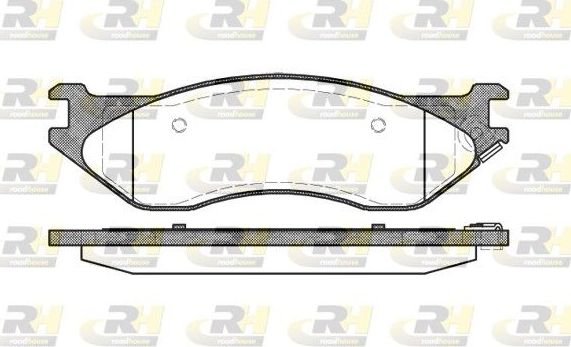 Тормозные колодки RoadHouse передние для Dodge Durango II 2003-2010. Артикул 2887.04