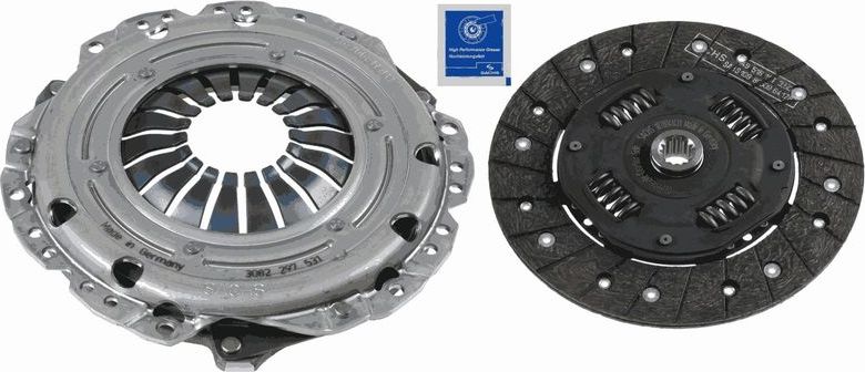 Сцепление (комплект) SACHS для Fiat Croma II 2005-2008. Артикул 3000 859 901