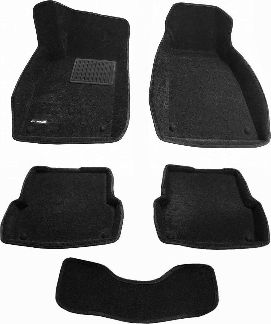 Коврики текстильные Euromat 3D Business для салона Audi A6 C6 2004-2011. Артикул EMC3D-001109