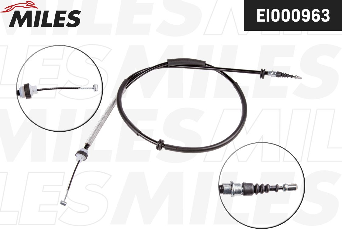Трос ручника (тросик ручного тормоза) Miles. Артикул EI000963