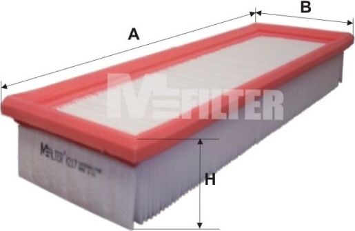 Воздушный фильтр MFilter. Артикул K 217
