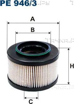 Топливный фильтр Filtron для Dodge Caravan IV 2000-2007. Артикул PE 946/3