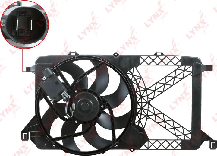 Вентилятор радиатора двигателя LYNXauto. Артикул RF-1360