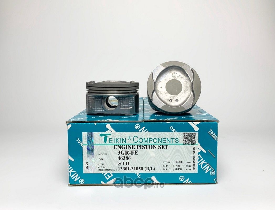 Комплект поршней 3GR-FE (Teikin). Артикул 46386STD