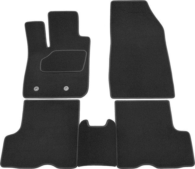 Коврики Rezkon ворсовые на резиновой основе для салона Renault Duster II 2021-2026. Артикул 2529005400