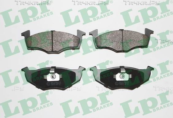 Тормозные колодки LPR передние для SEAT Cordoba I 1993-2002. Артикул 05P627