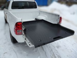 Платформа грузовая АВС-Дизайн выкатная для Toyota Hilux 2015-2025. Артикул ABC.TOHIL.CS.06