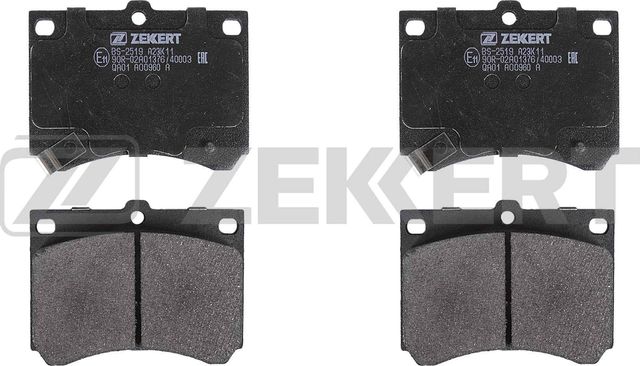 Тормозные колодки Zekkert передние для Mazda MX-3 I 1991-1998. Артикул BS-2519