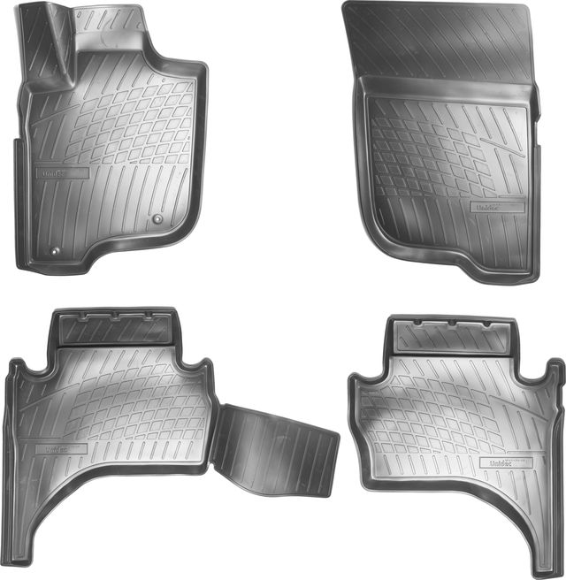 Коврики Норпласт для салона (с перемычкой) Mitsubishi L200 V 2015-2026. Артикул NPA11-C59-335