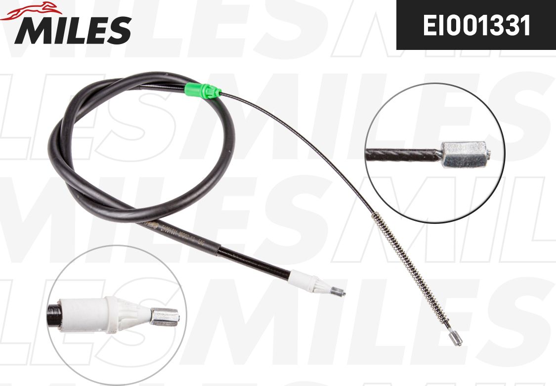 Трос ручника (тросик ручного тормоза) Miles. Артикул EI001331