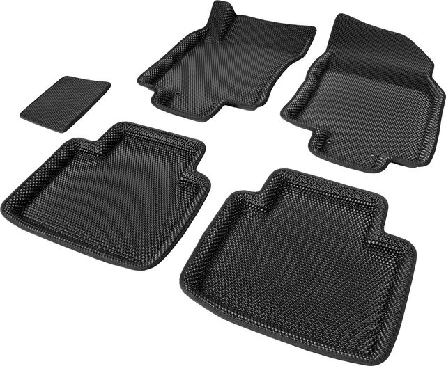 Коврики AutoFlex в салон автомобиля EVA 3D (ЭВА, ЕВА) для Nissan X-Trail T32 2015-2018 2018-2026. Артикул 2410201