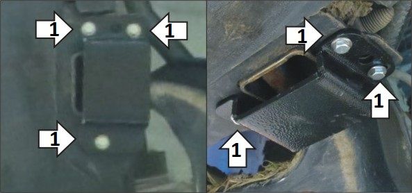 Защита Мотодор для сайлент-блоков Renault Duster II 2021-2026. Артикул 151701