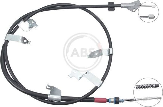 Трос ручника (тросик ручного тормоза) ABS задний правый для Toyota Verso I 2009-2018. Артикул K17293