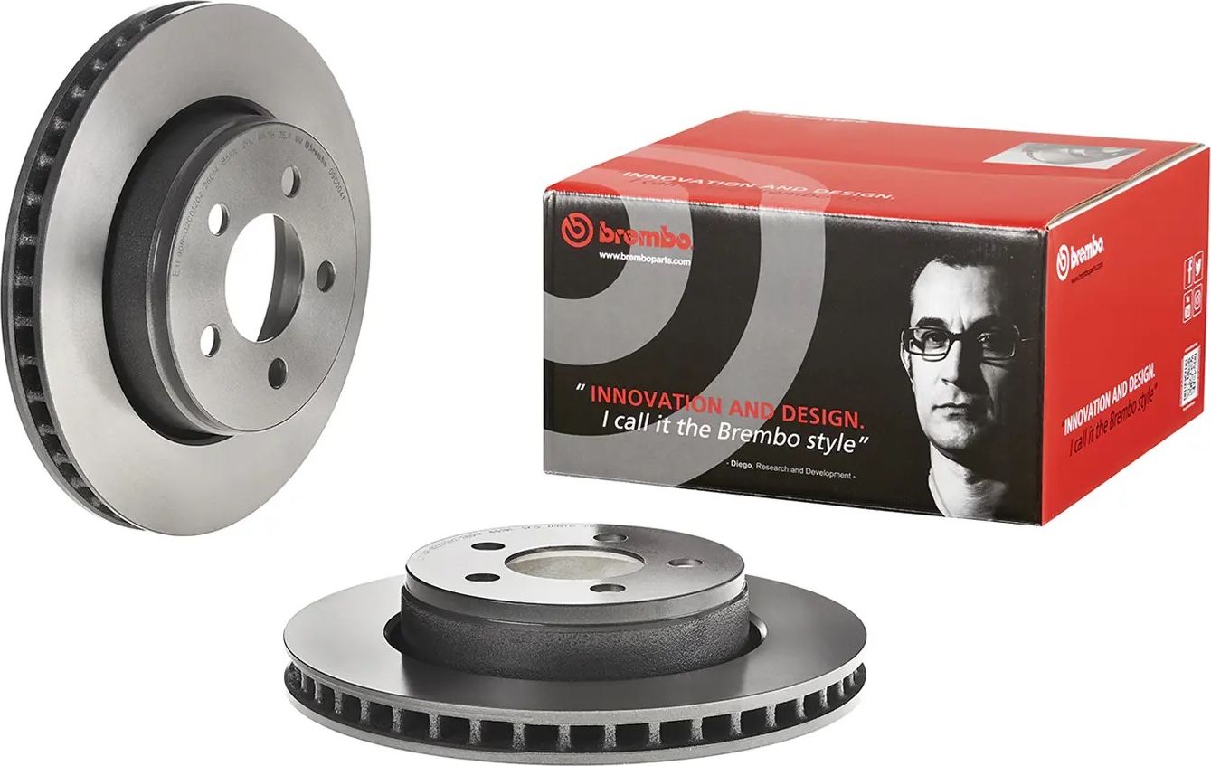Тормозной диск Brembo PRIME LINE - UV Coated. Артикул 09.C004.11