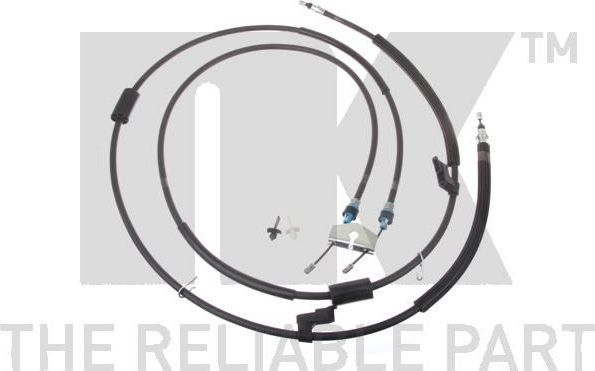 Трос ручника (тросик ручного тормоза) NK. Артикул 9025169