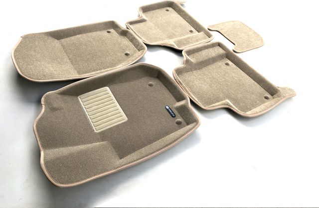 Коврики текстильные Euromat 3D Business для салона Mercedes-Benz M-Класс (ML) W166 2011-2015 БЕЖЕВЫЕ. Артикул EMC3D-003501T