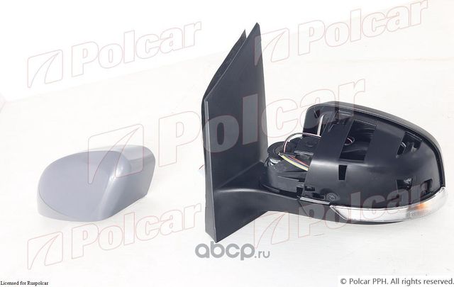 Зеркало внешнее левое (эл.с подогр.,под покраску,с ук. поворота, ст FORD FOCUS II (DA) 01.08 - 12.10 POLCAR 3205514E Polcar. Артикул 3205514E