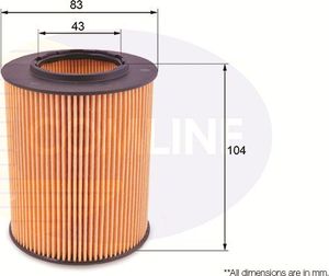 Масляный фильтр Comline для Alpina Roadster Z4 2003-2005. Артикул EOF067